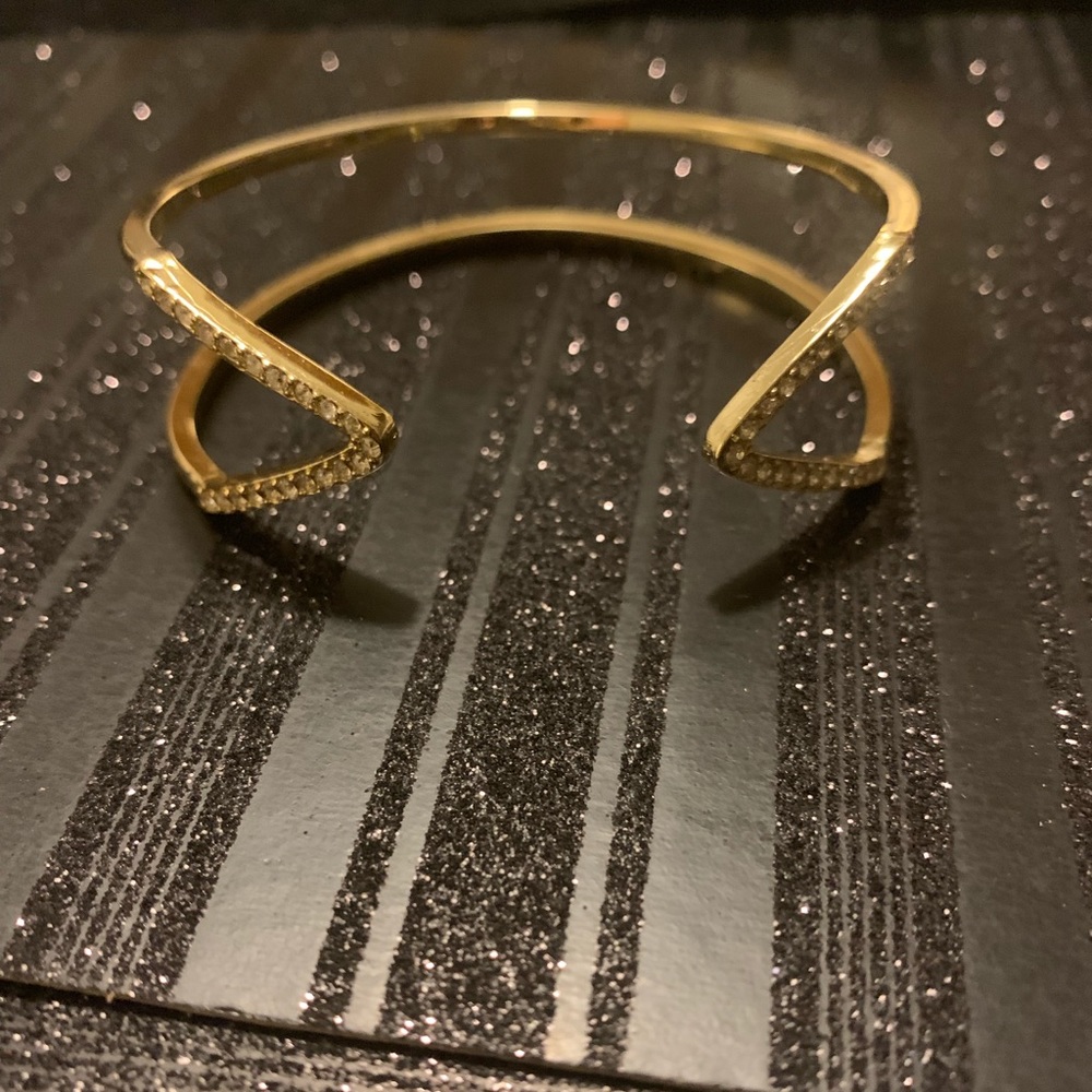Rhinestone Bangle Bracelet